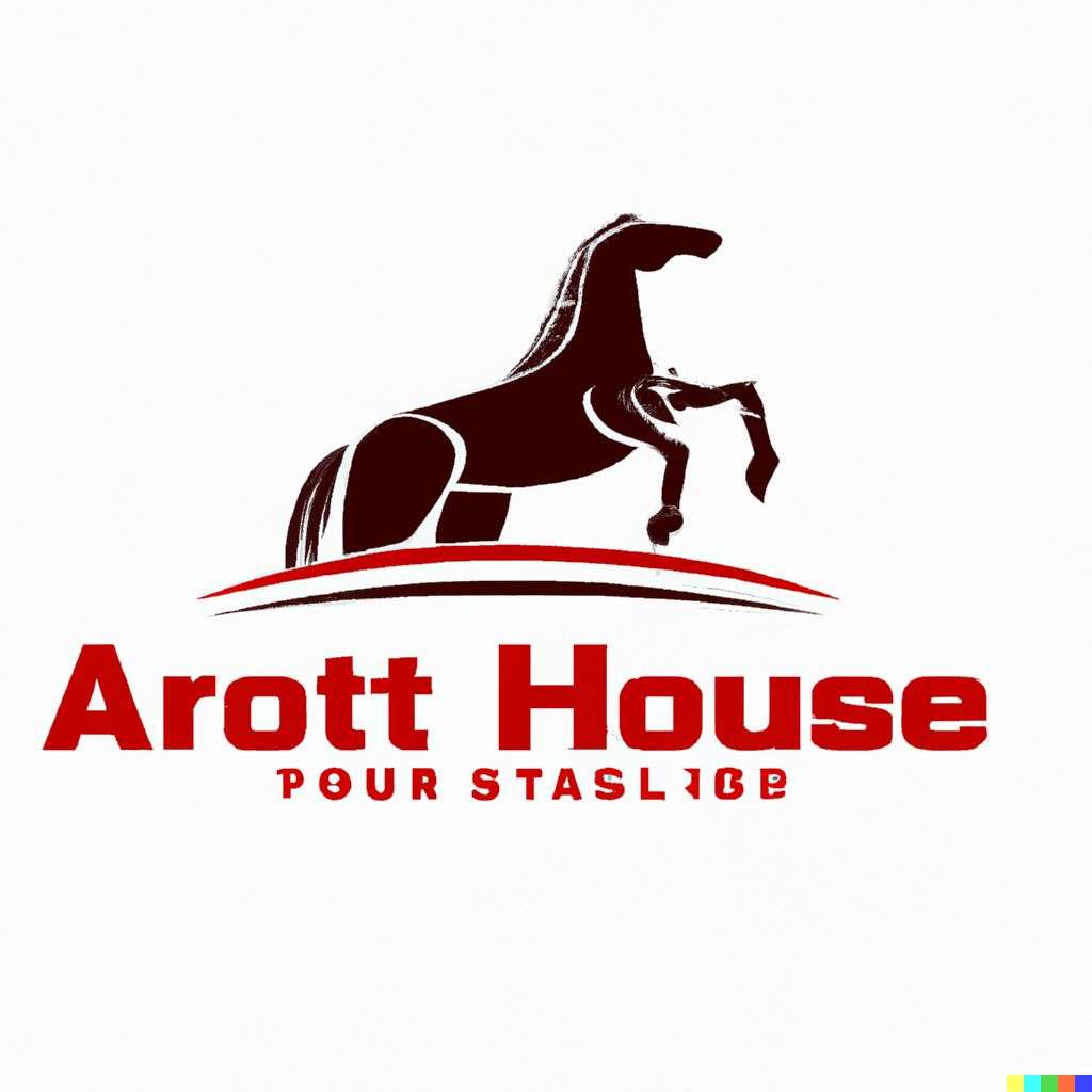 a horse, auto company logo design